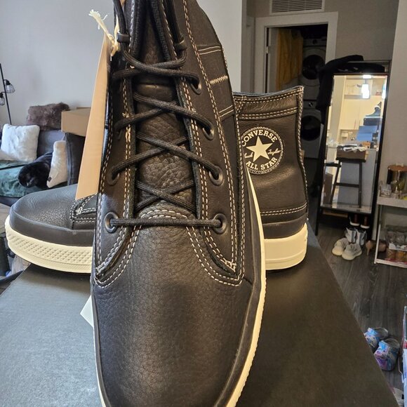 Converse Chuck Taylor All Star Equip Waterproof Black A08555C Men Shoes Sz 10 - Picture 3 of 10